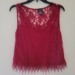 Rue21 | Crochet Crop Top Size Medium